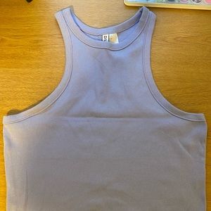H&M DIVIDED Lavender Crop Top